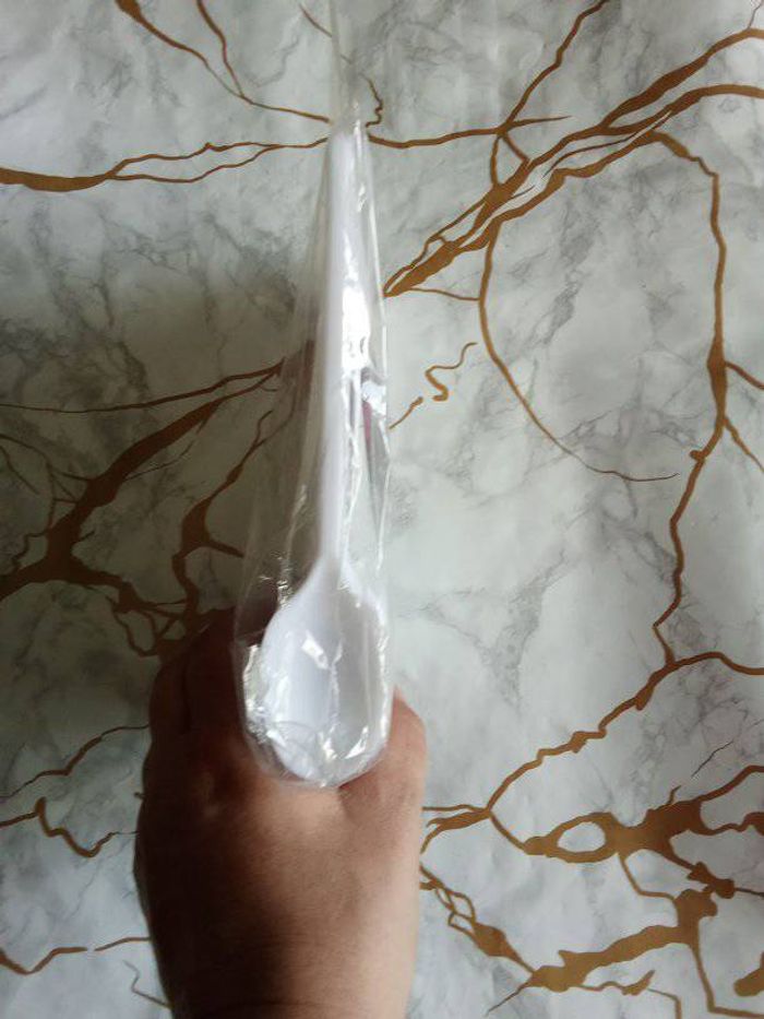 Cuillere plastique blanc - photo numéro 2