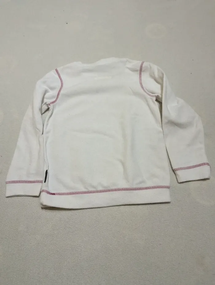 Sous-pull polaire blanc Quechua 5 ans - photo numéro 3