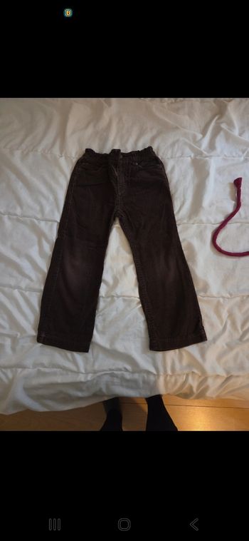 Pantalon velours marron 5 ans jacadi