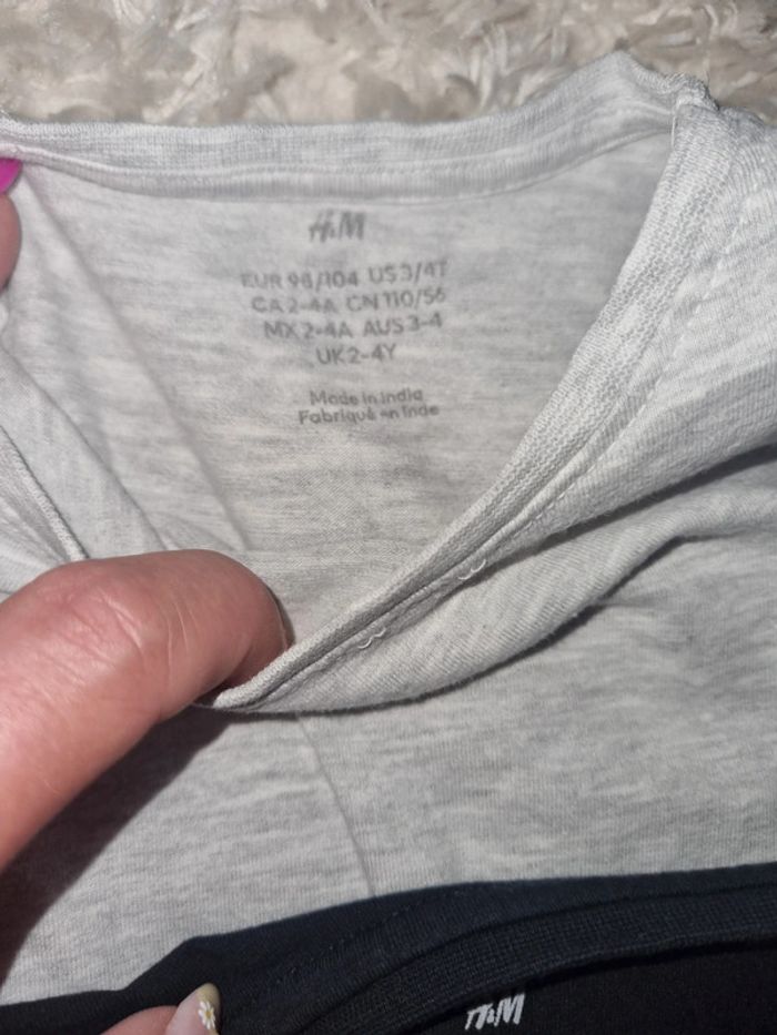 Maillot de corps h&M 2-4ANS - photo numéro 3