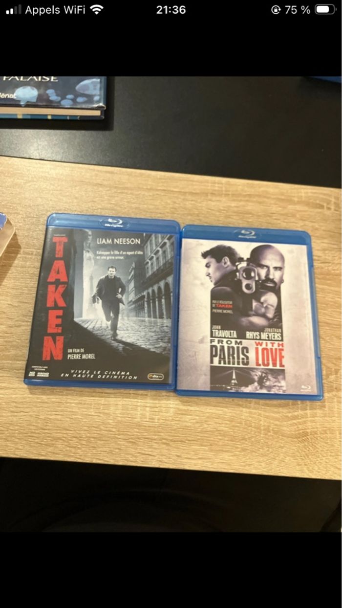 Coffret deux DVD From Paris with love et Taken - photo numéro 2