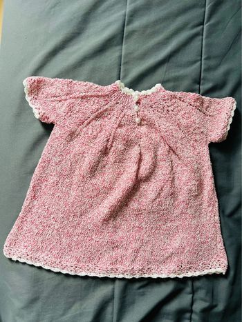 Robe 12 mois en crochet