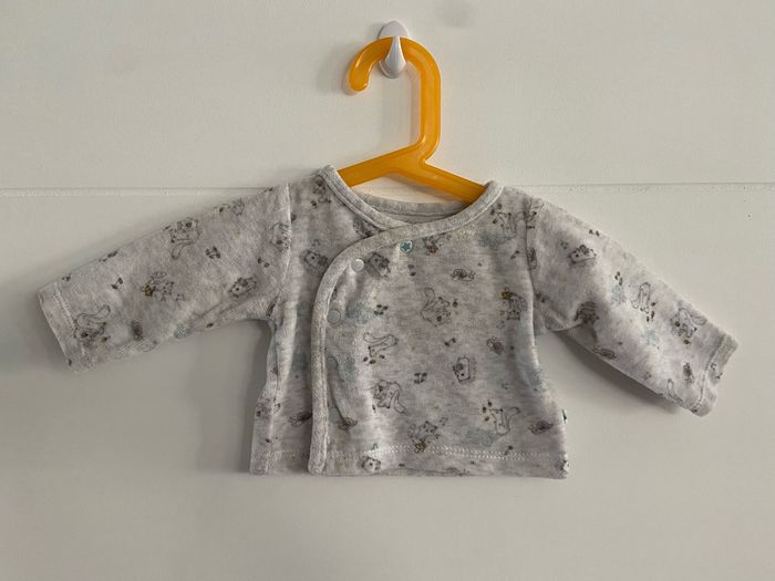 Veste/gilet nouveau né polaire