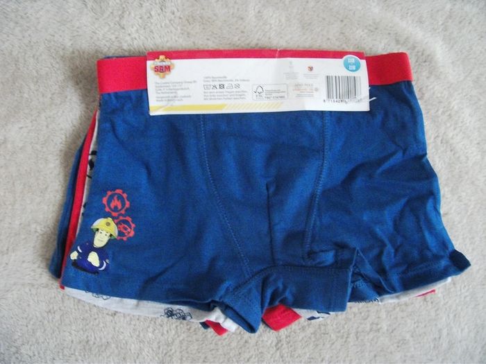 Lot de 4 boxers Sam le Pompier 4-6 ans neuf 19,99€ - photo numéro 3