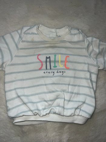 Lot sweat-shirt bébé