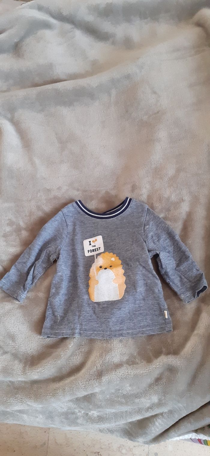 Tee-shirt garçon 3 mois - photo numéro 1