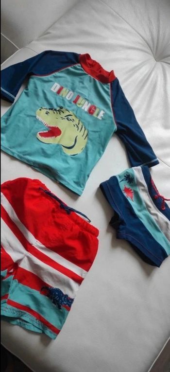 Ensemble maillot de bain garçon sergent major 4 ans