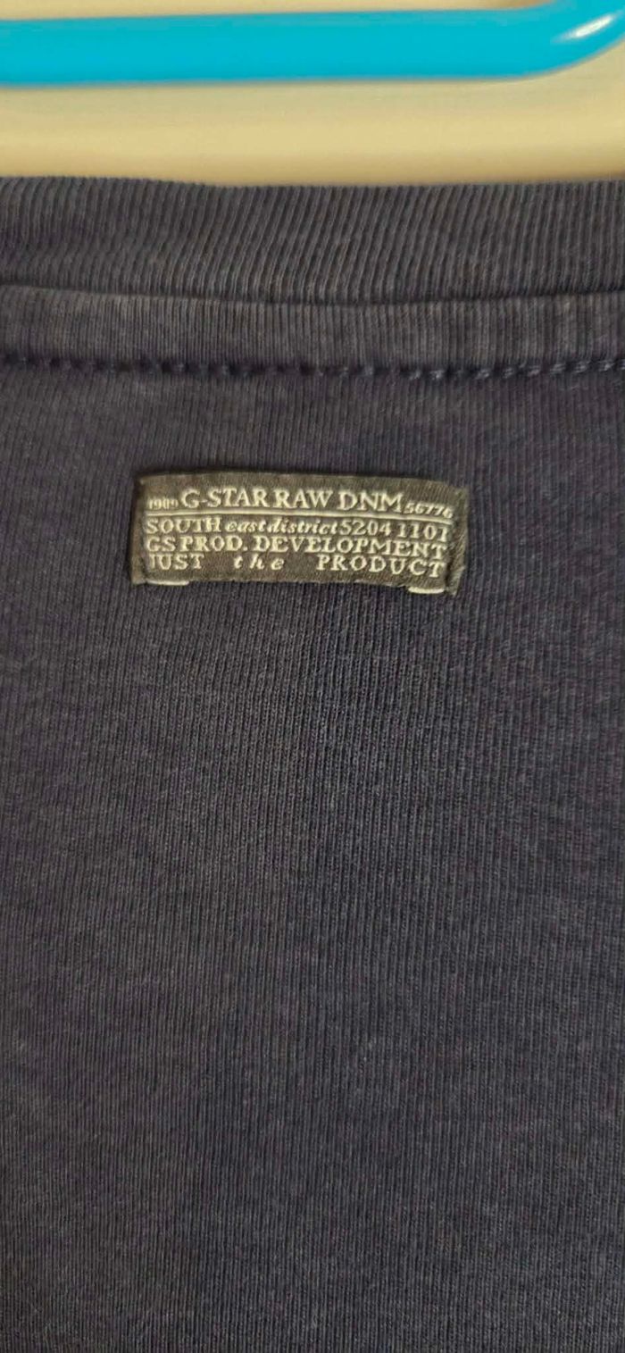 G-STAR RAW – Haut Manches Longues Logo – 100% Coton Bio – Taille M - photo numéro 6