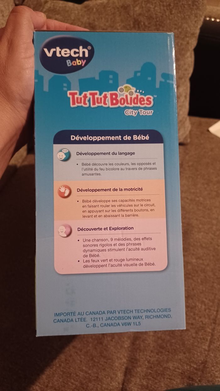 Circuit voiture tut tut bolides vtech baby 1-5 ans neuf - photo numéro 6