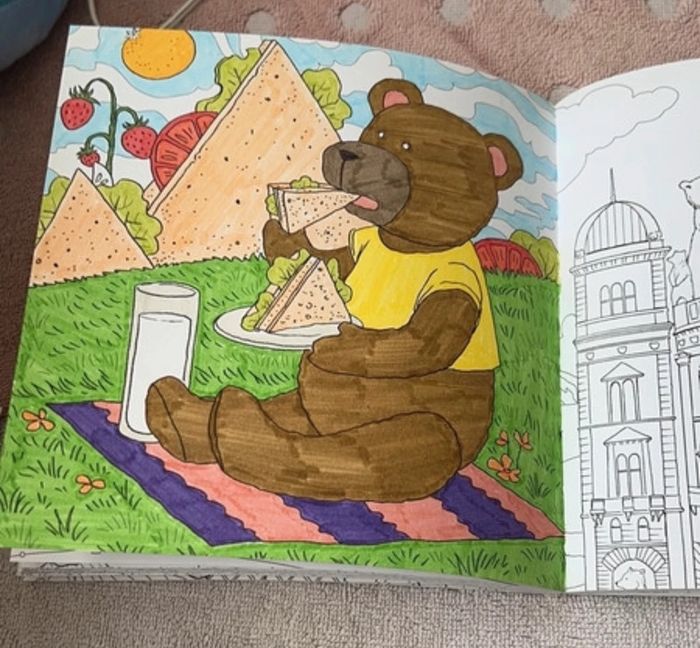 Livre coloriage Teddy bears - photo numéro 2