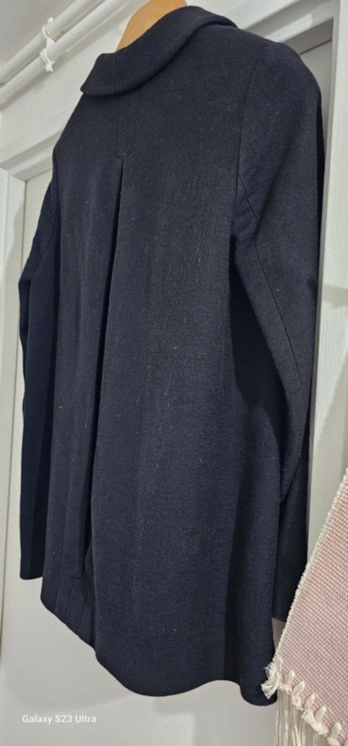 Manteau Caban laine coton Maje Taille 38 - photo numéro 6