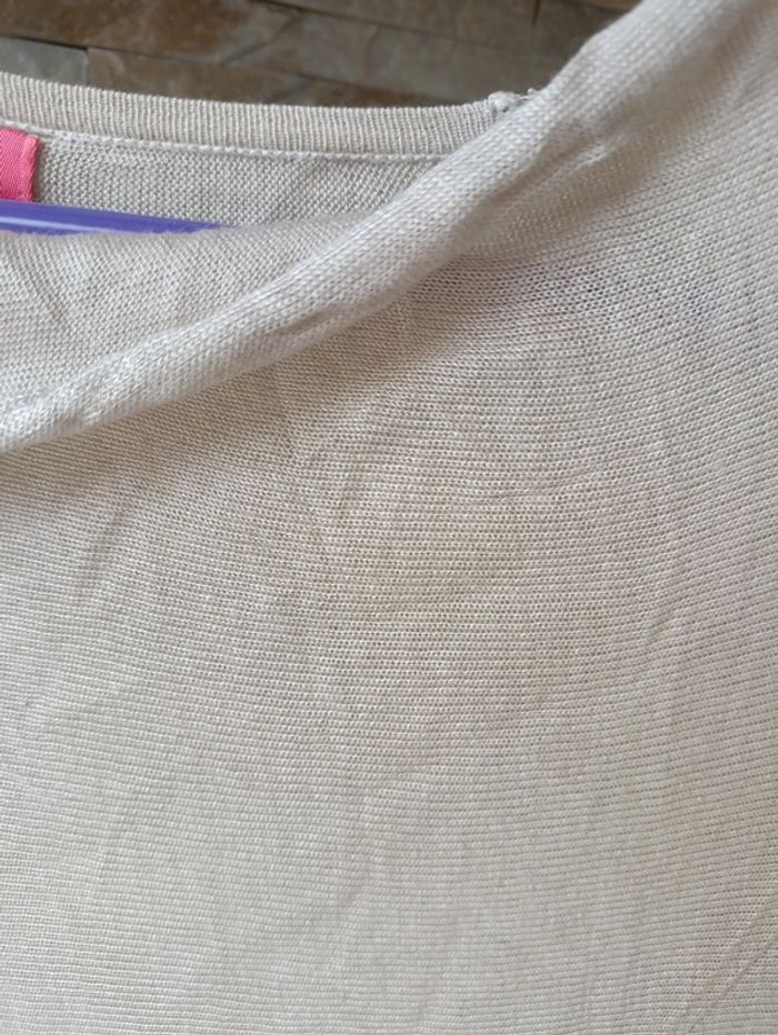 Pull fin beige TU - photo numéro 2