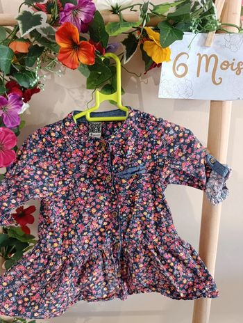 Robe chemise 6mois Tape à l'oeil