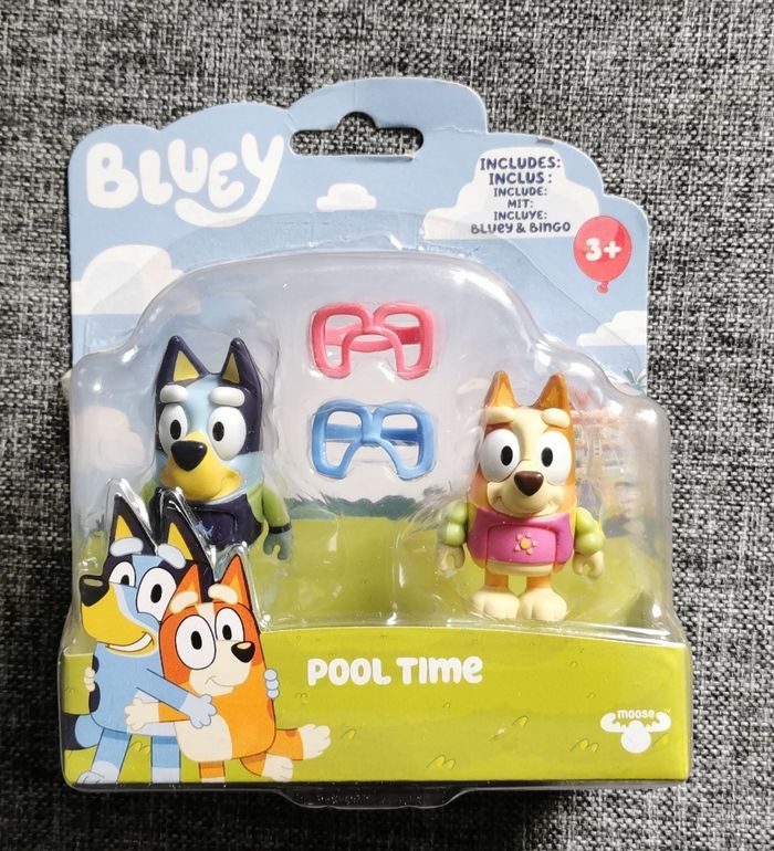 Bluey Figurines Piscine / Pool time neuf jms ouvert - photo numéro 3