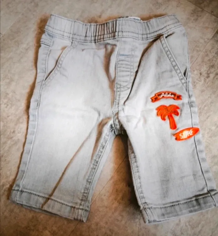 Short en jean bébé garçon 2 ans NEUF