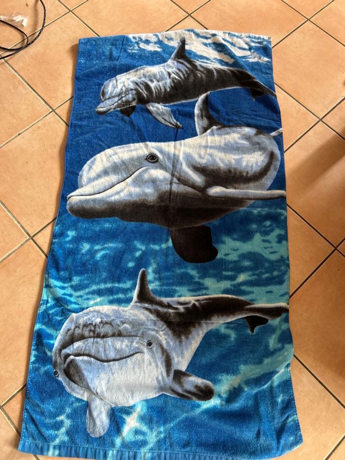 Serviette de plage Dauphins