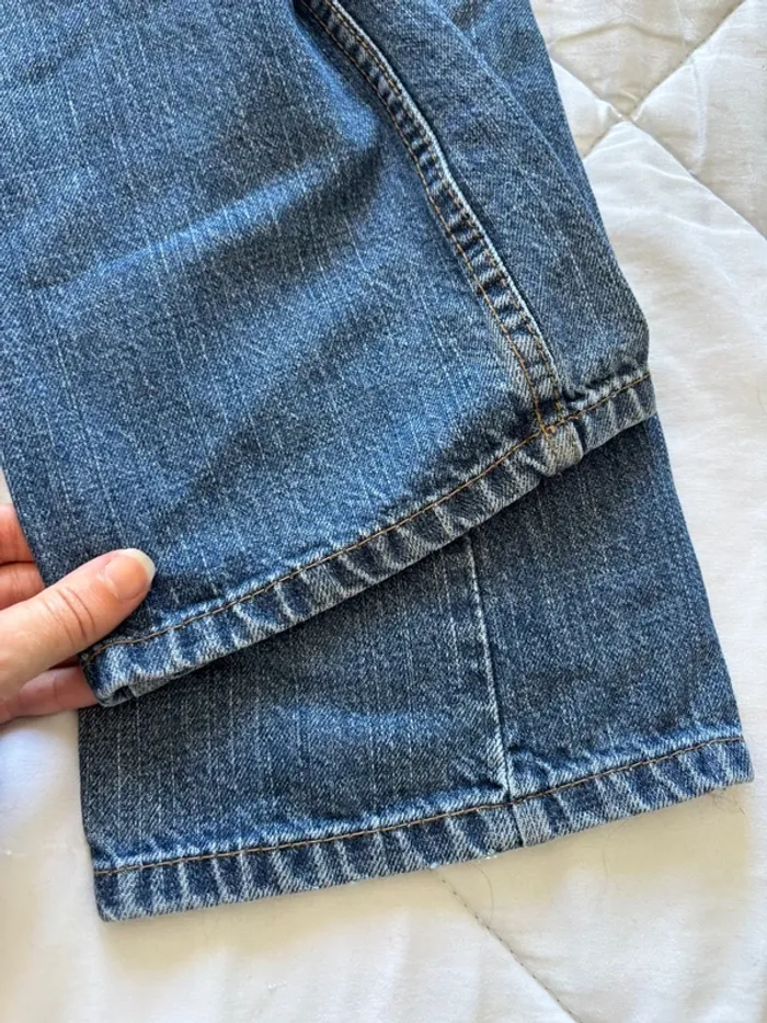 Jean levi’s 550 relaxed large droit straight  7/8 eme bleu y2k 00s XS/34 ou 14 ans rare US - photo numéro 5
