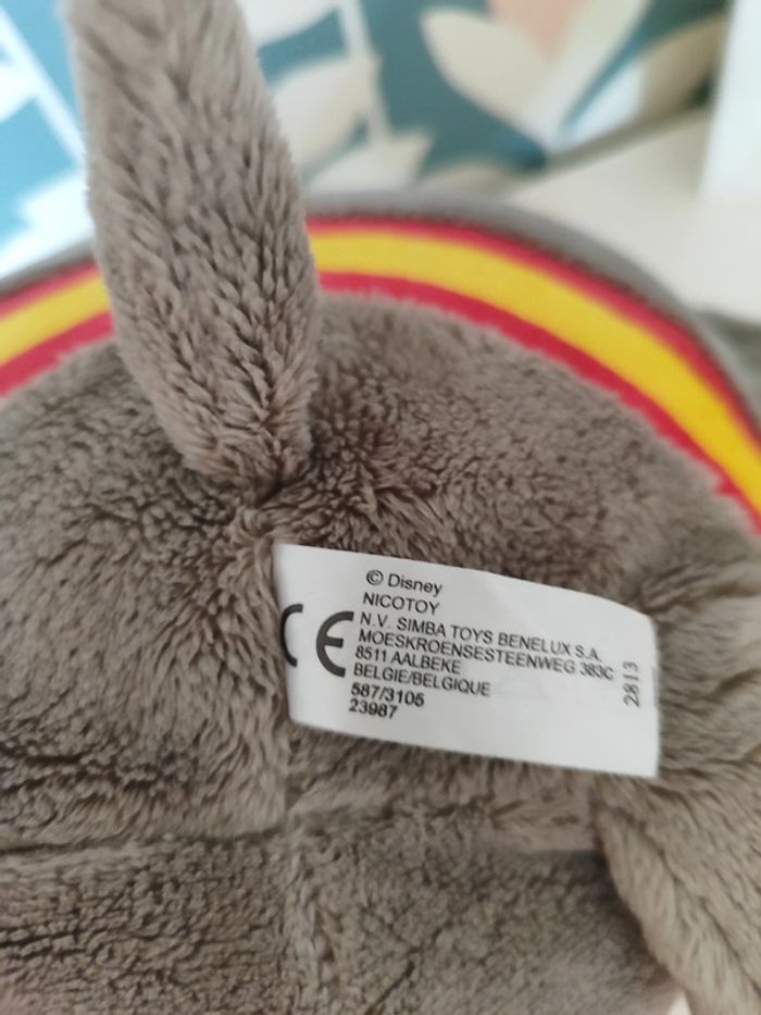 Peluche boule balle éléphant Dumbo Disney - photo numéro 5