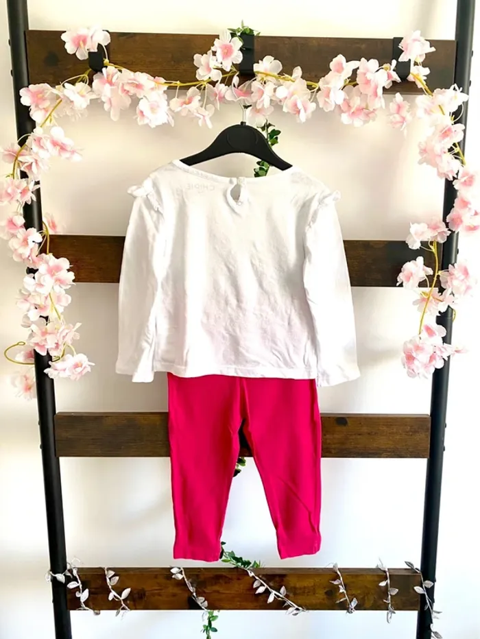 Ensemble haut Chipie et legging Sergent Major taille 24 mois comme neuf - photo numéro 3