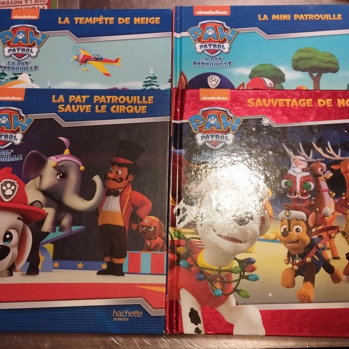 Lot 4 livres pat'patrouille