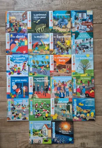 Lot de livres mes p'tites questions - 4€ le livre