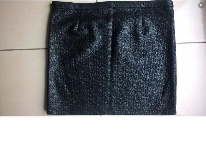 Jupe courte effet croco bleu School Rag T42 - photo numéro 3