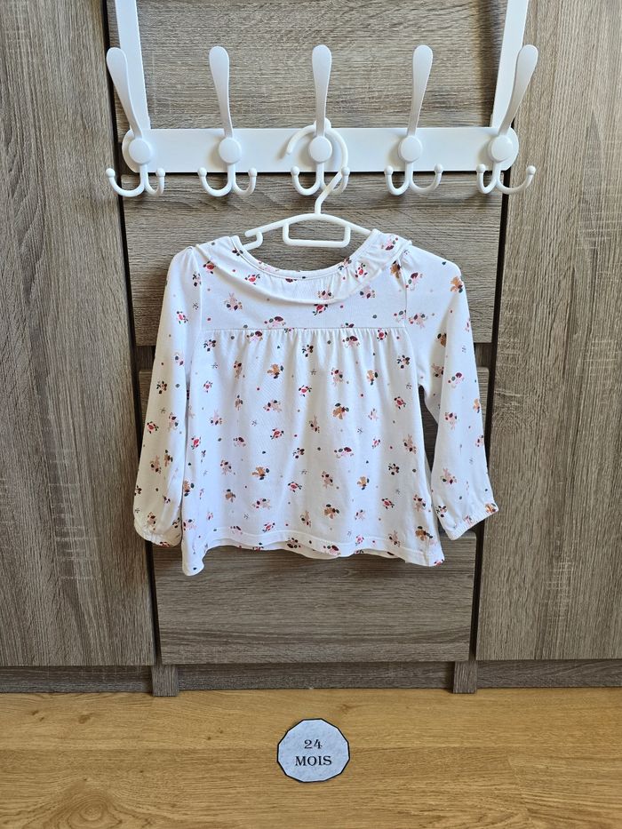 Vêtement Bébé Fille - Ensemble : Barboteuse/Gilet/Blouse/Collant - Sergent Major - 24 mois 86 cm - photo numéro 3