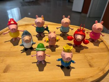 Figurines Peppa pig thème été