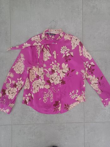 Chemise rose Zara Taille M