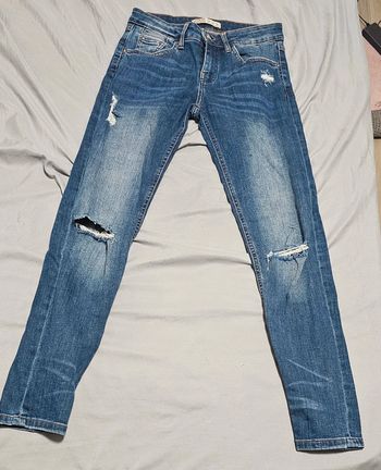 🪷Jean troué slim zara