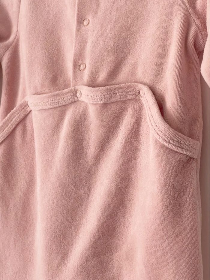 Dors-bien / pyjama en velours (coton majoritaire) taille 6 mois Bout'Chou de chez Monoprix - photo numéro 5