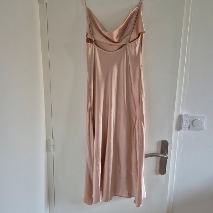 Nuisette en satin et dentelle rose pale beige - Shein - Taille M : 38 - 40 - photo numéro 6