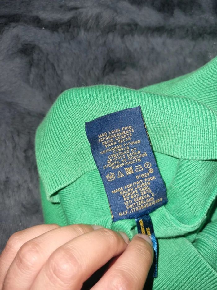 Pull col V Ralph Lauren vert, M Hommes - photo numéro 7
