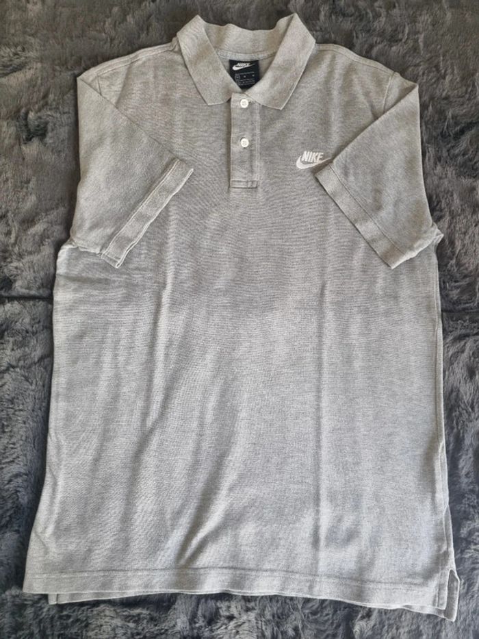 Polo manches courtes Nike Gris, M Hommes - photo numéro 2