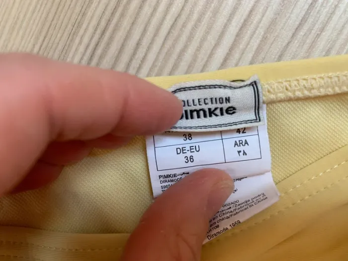Culotte maillot de bain jaune poussin t.38 Pimkie neuve - photo numéro 2