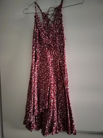 Robe rouge et blanche taille 38