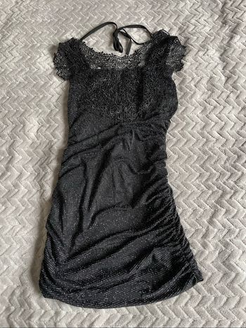 Haut noir pailleté Noël taille 38/40