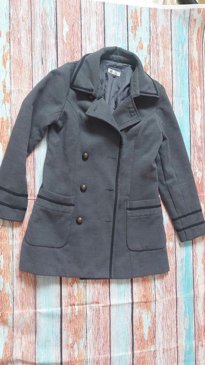 Manteau veste gris taille 40 femme kwoman
