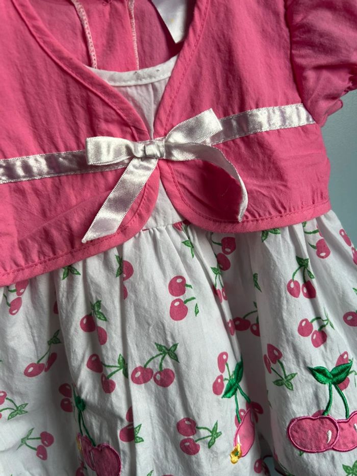 Robe manches courtes été, 6 -12 mois et bandeau - photo numéro 4