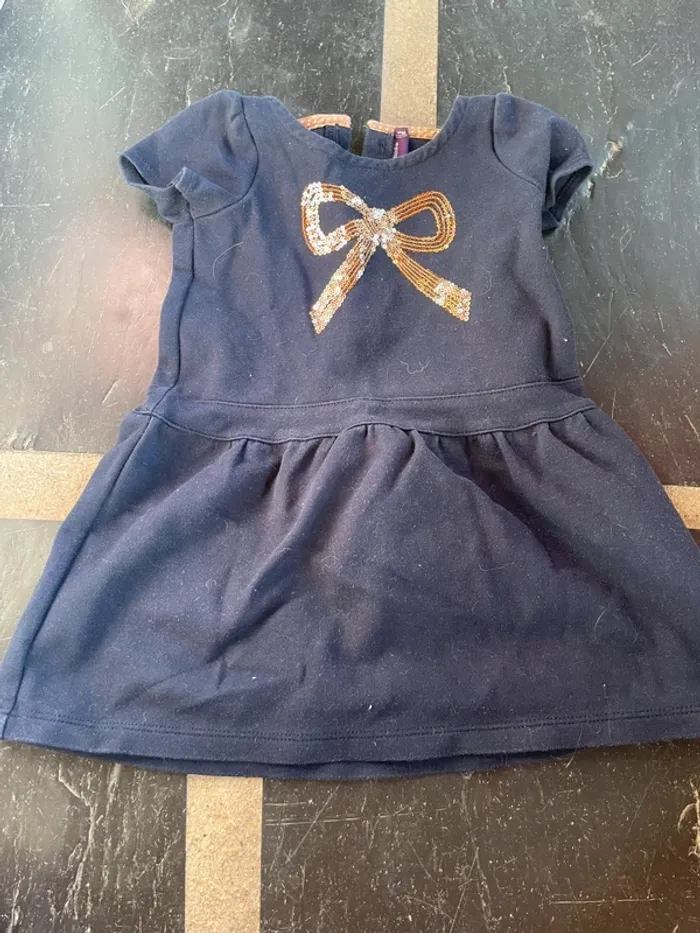 Robe manches courtes 18 mois