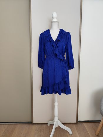 Robe Claudie Pierlot taille 36 bleu dur toutes saisons