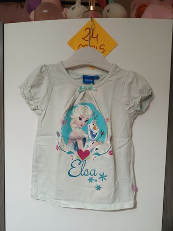 T-shirt été Reine des neiges 2/3 ans 
