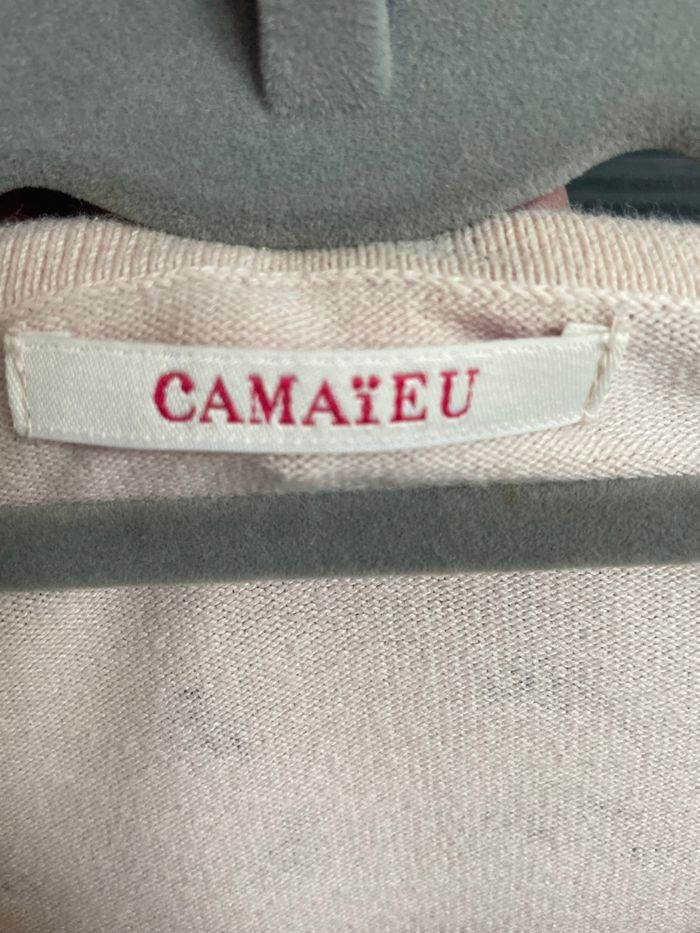 Gilet corail motif cygne M camaïeu - photo numéro 2