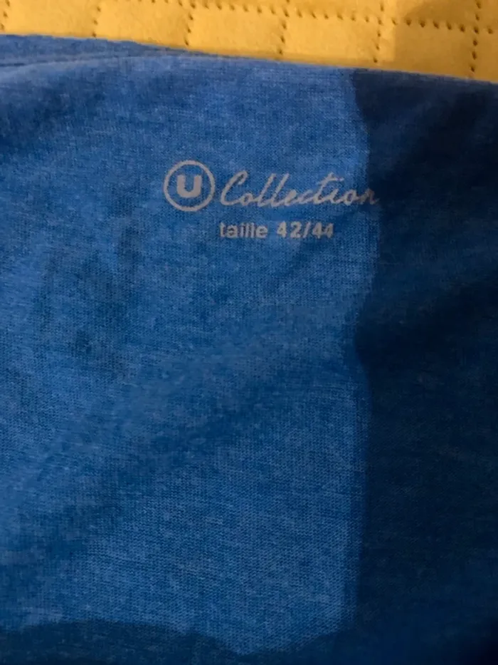 TEE shirt bleu Collection manches longues taille 42-44 - photo numéro 7