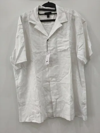 New look chemise oversize manches courtes en lin mélangé taille M neuf