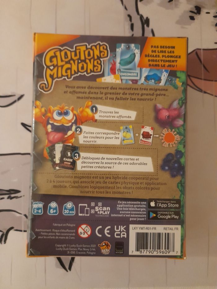 Gloutons mignons jeu de société - photo numéro 2