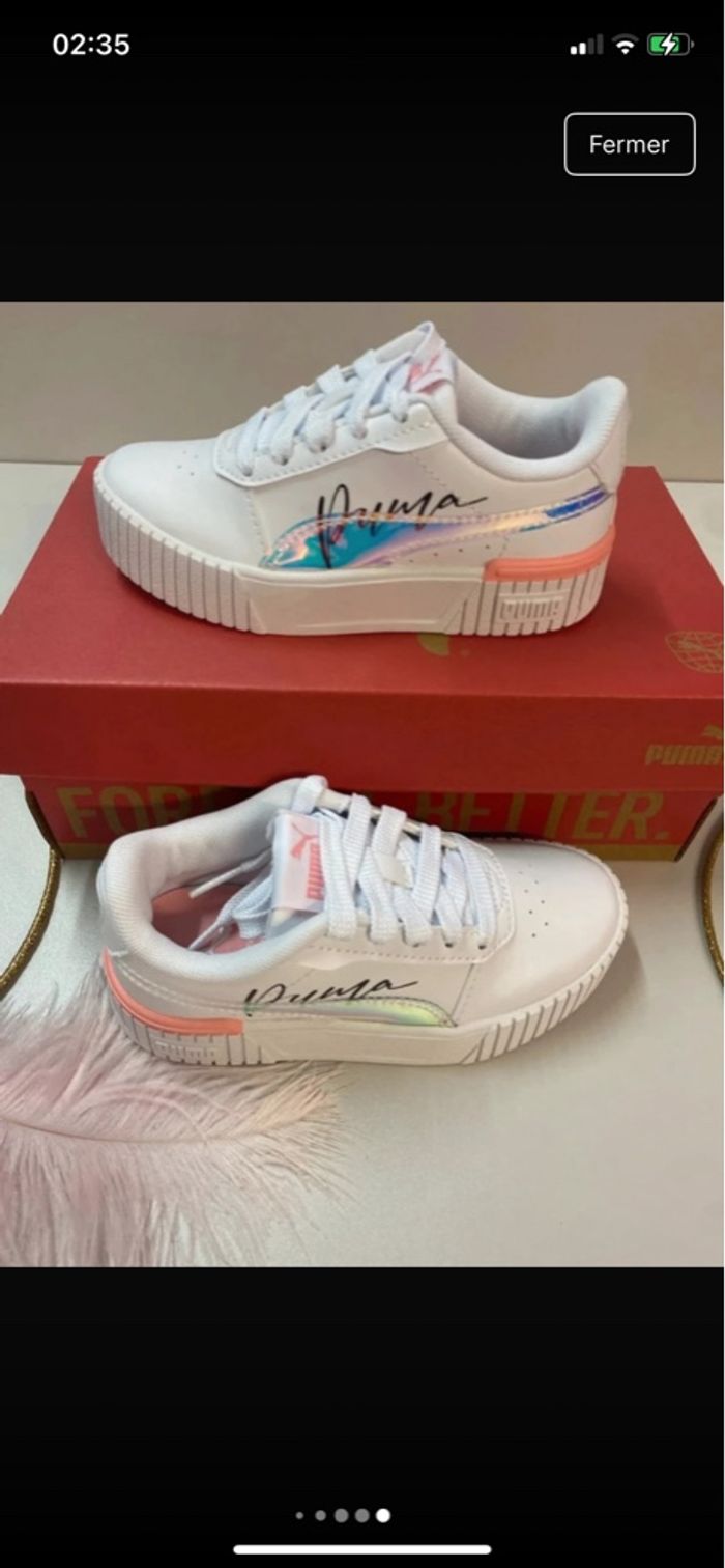 Basket fille - neuf - Puma - Taille 34 - photo numéro 2