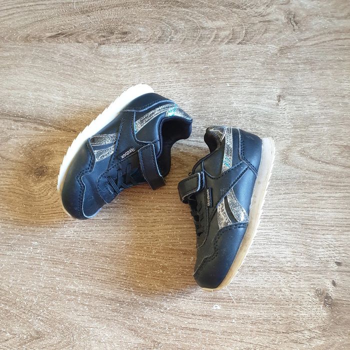 🩷 Baskets a scratch lacets élastiques pointure 22 Reebok #emyfleury_pointure22fille - photo numéro 3