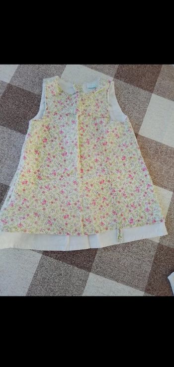 Robe à fleurs sans manches 6 mois obaibi