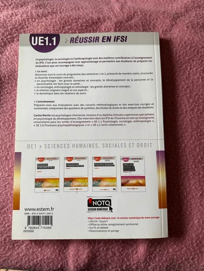 Livre ifsi UE 1.1 - photo numéro 2